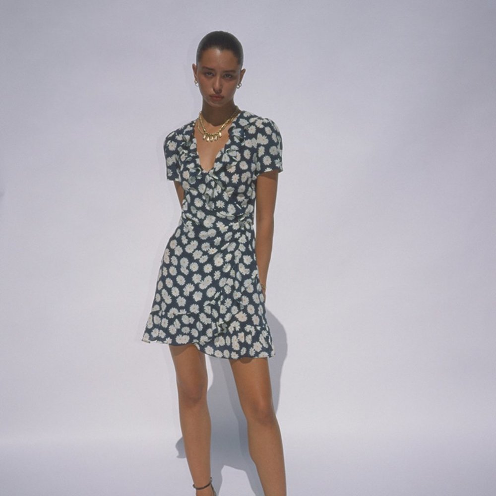 Realisation Valentina Daisy Wrap Dress Medium